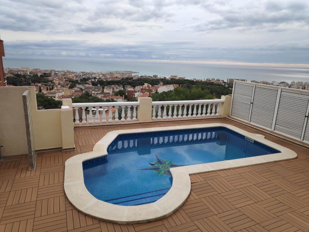 Beach House. Casa Con Piscina Privada Calafell Bagian luar foto