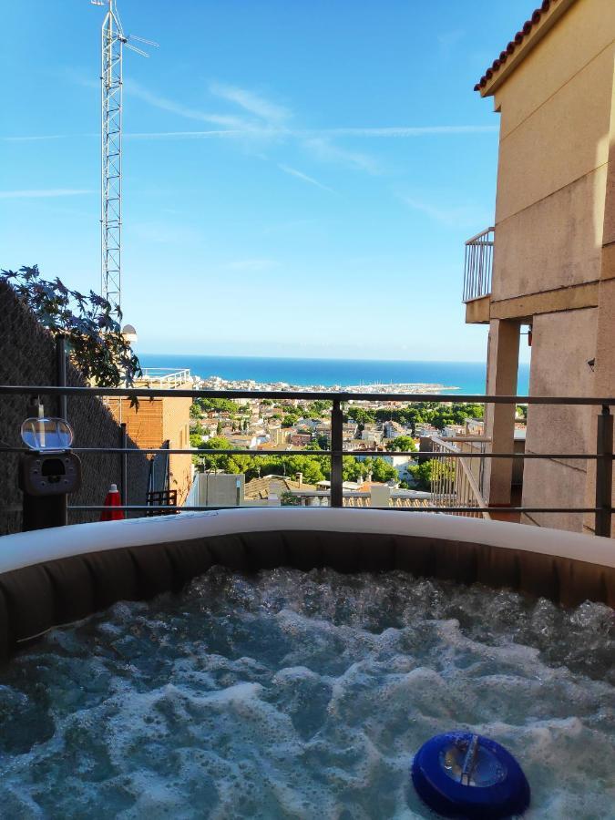 Beach House. Casa Con Piscina Privada Calafell Bagian luar foto
