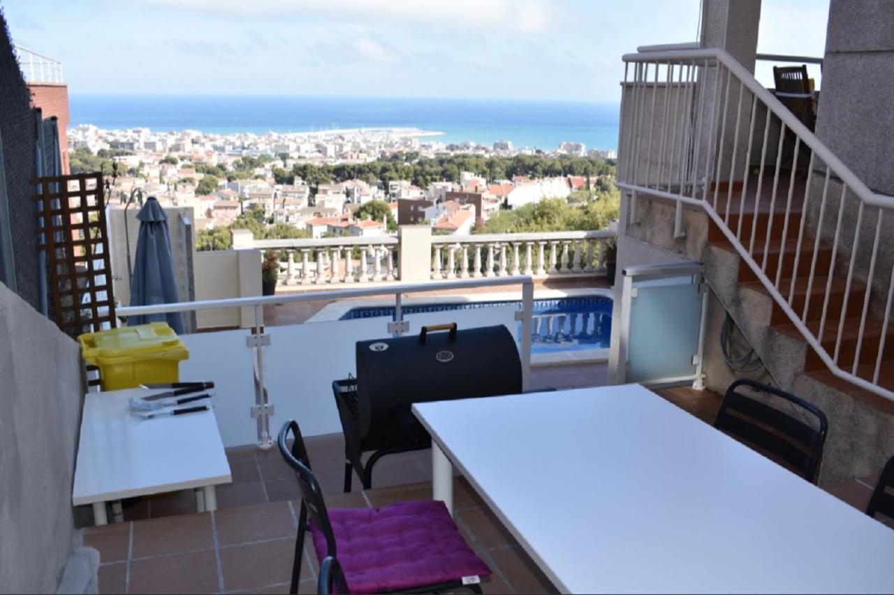 Beach House. Casa Con Piscina Privada Calafell Bagian luar foto